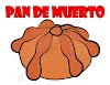 Pan de Muerto dibujo a color y para colorear